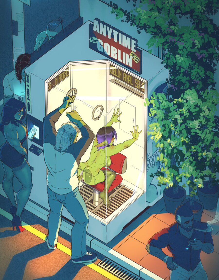 Orcbarbies - Goblin sex vending machine porn