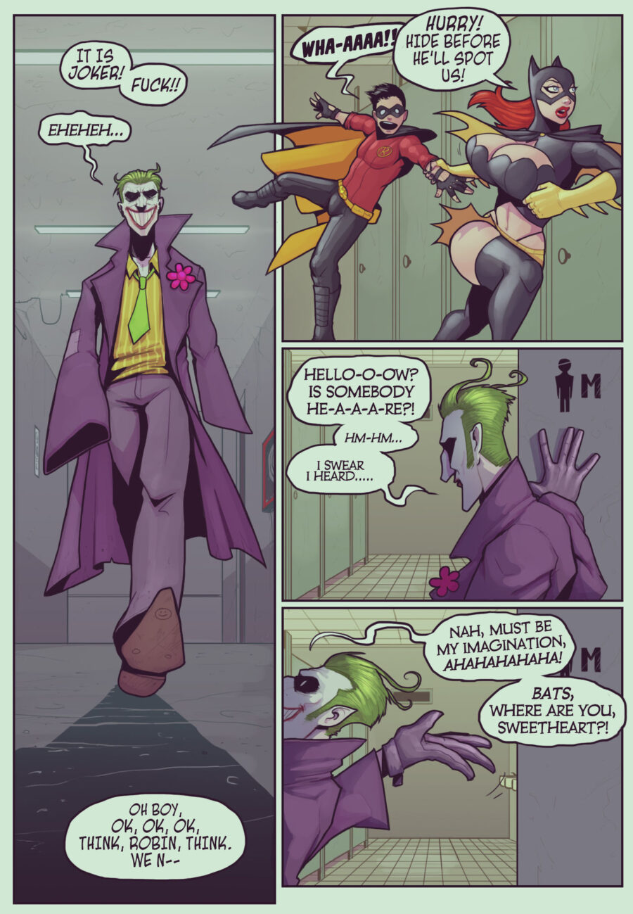 Batgirl Porn Comics Anal - Ruined Gotham: Batgirl Loves Robin Comic By DevilHS - Faphaven