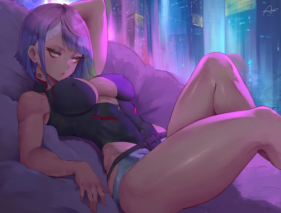 Araneesama - Sexy Lucy from Cyberpunk Edgerunners porn