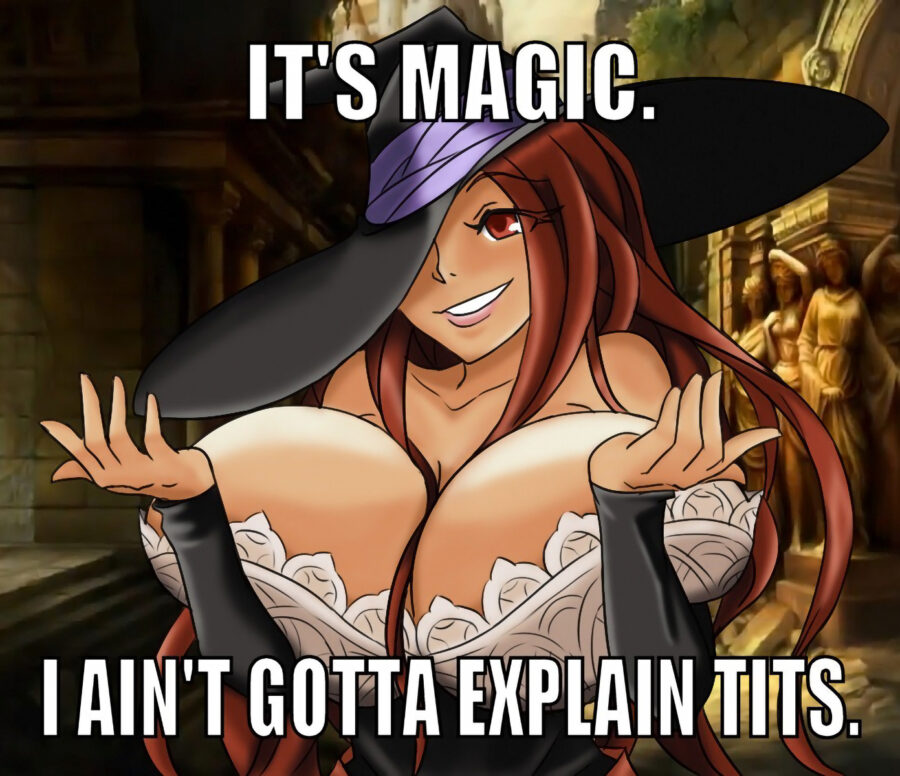 Its magic i dont have to explain tits hentai porn meme dragons crown