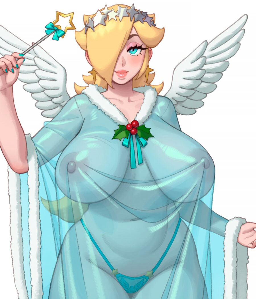 Rizdraws - Princess Rosalina busty christmas angel rule 34 hentai porn 1