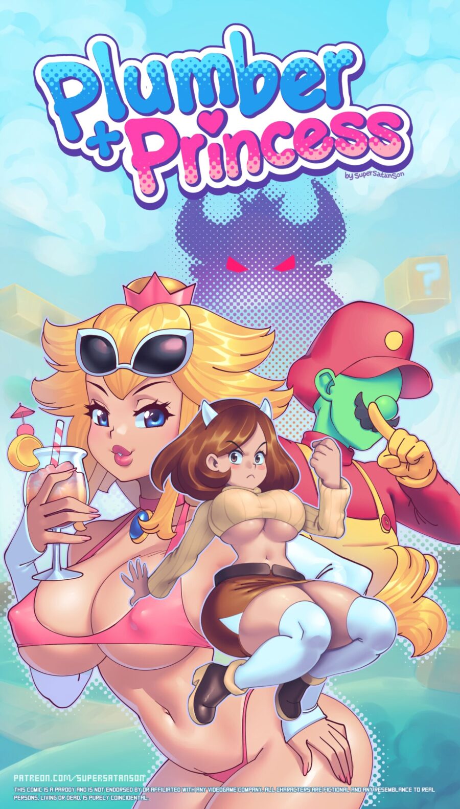 [Super Mario] Plumber+Princess Part 1 Porn Comic by Supersatanson