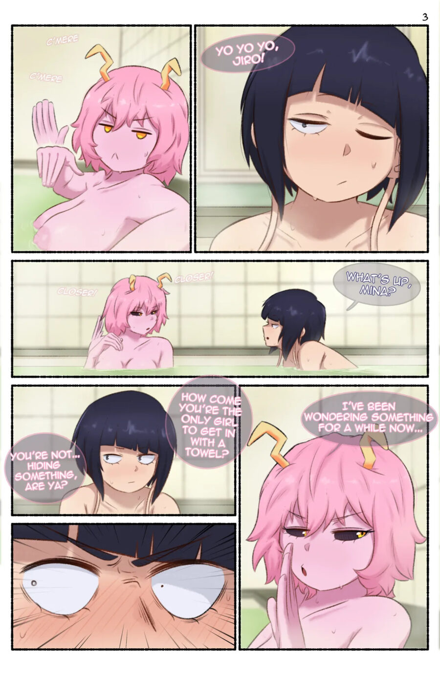 My Hero Academia Her Secret Rule 34 Lesbian Porn Comic by GreatM8