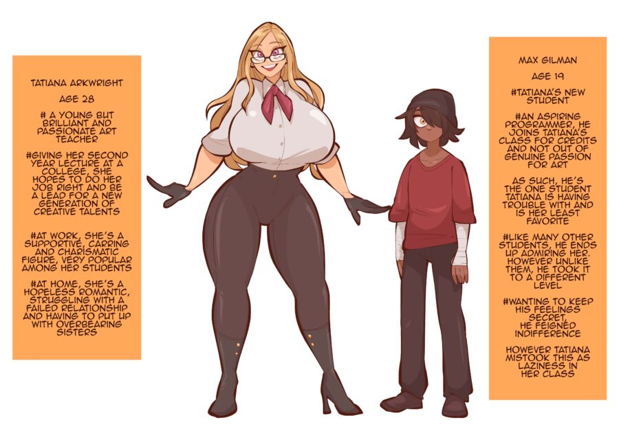 Tatiana & Max Milf Hentai Porn Comic by SaucyMojo