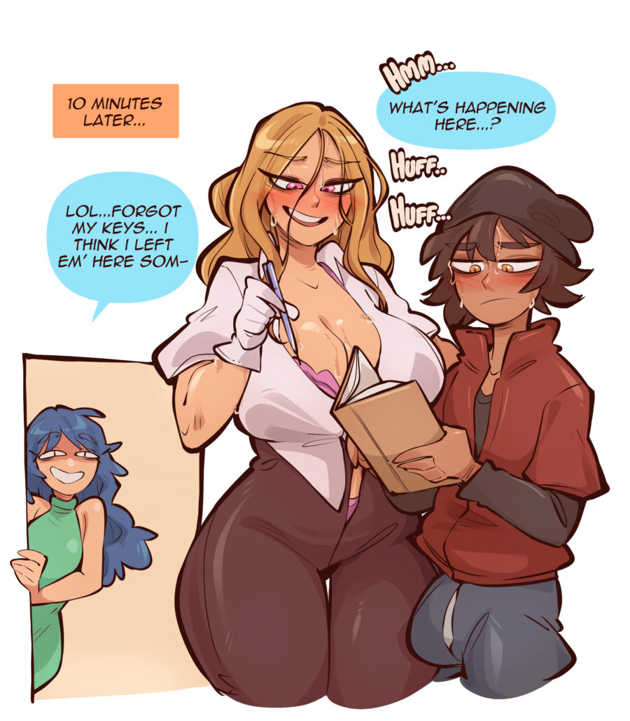 Tatiana & Max Milf Hentai Porn Comic by SaucyMojo