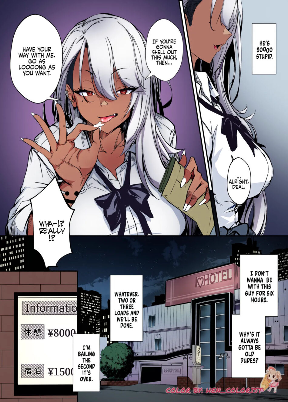 JK ga Wakaraserareru Hon Putting a Cheeky Gyaru in Her Place Hentai Manga by Onkyu
