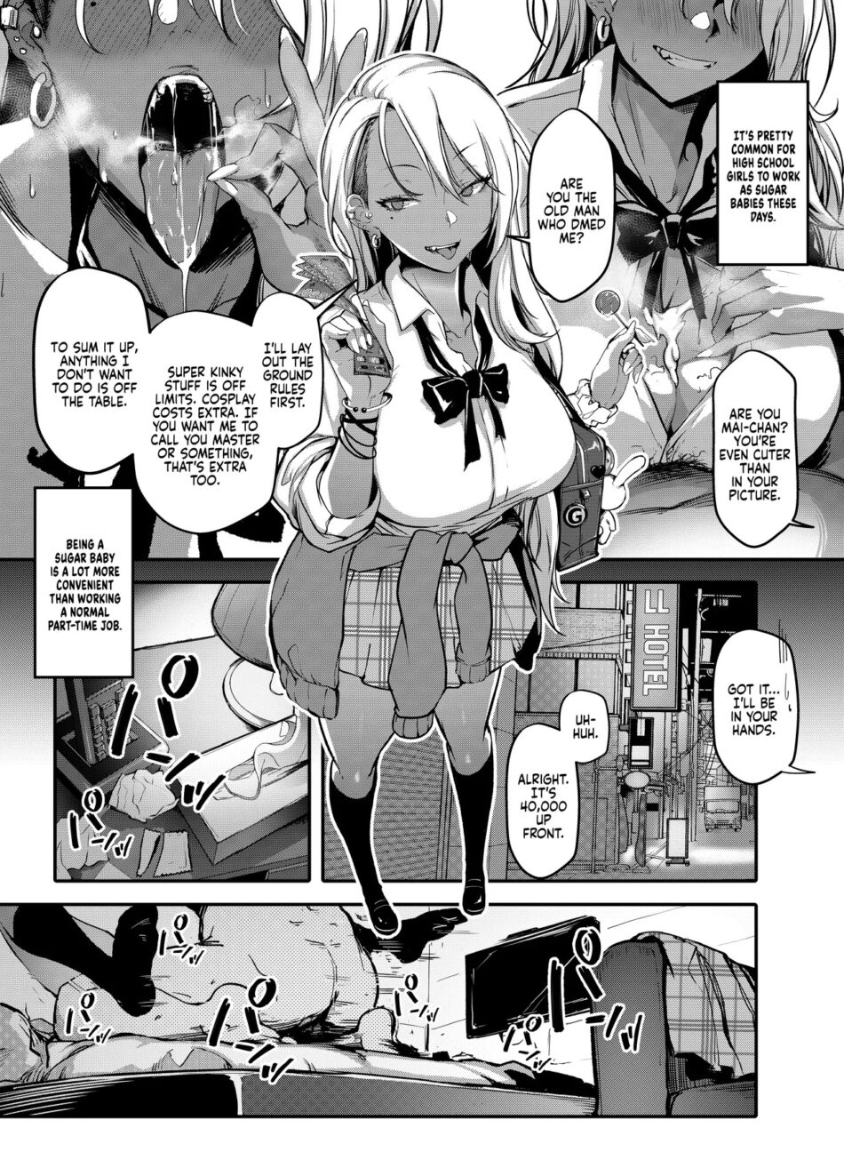 JK ga Wakaraserareru Hon Putting a Cheeky Gyaru in Her Place Hentai Manga by Onkyu
