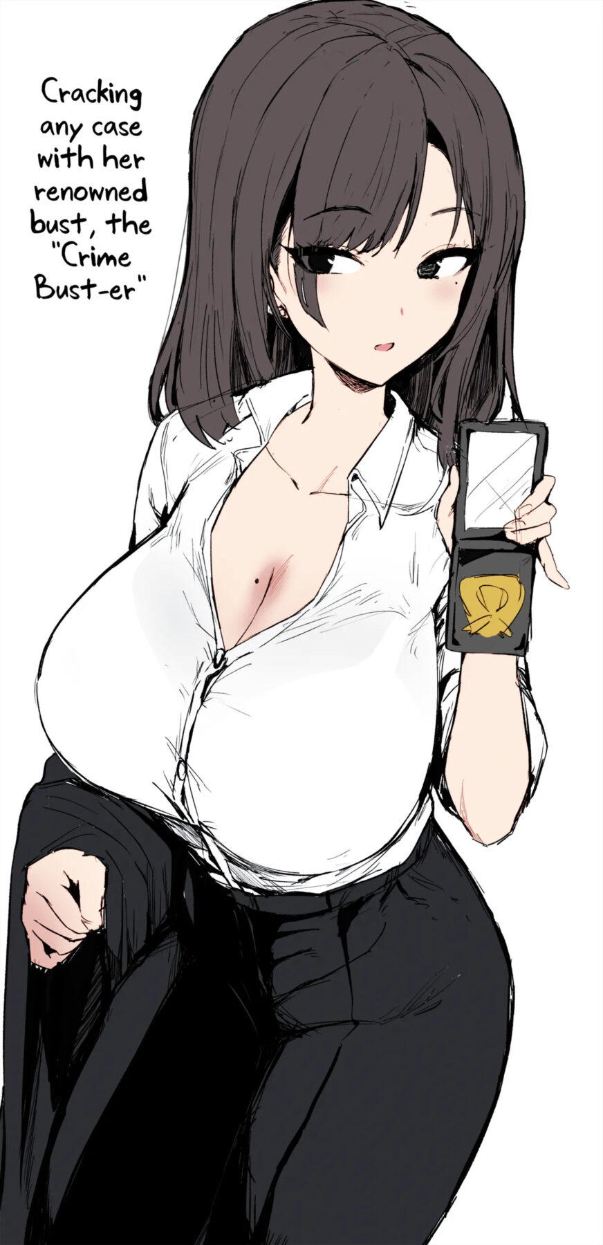 Oppai Keiji Busty Cop Porn Hentai Manga by Hotate-chan