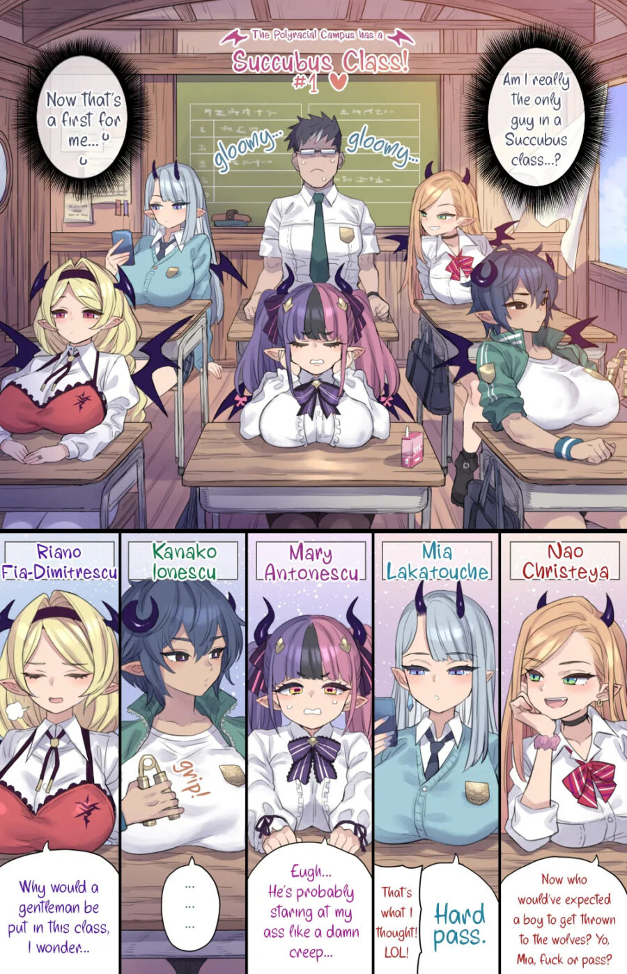 The Succubus Hottie Addicted To Huge Dicks Porn Hentai Manga by Mimonel