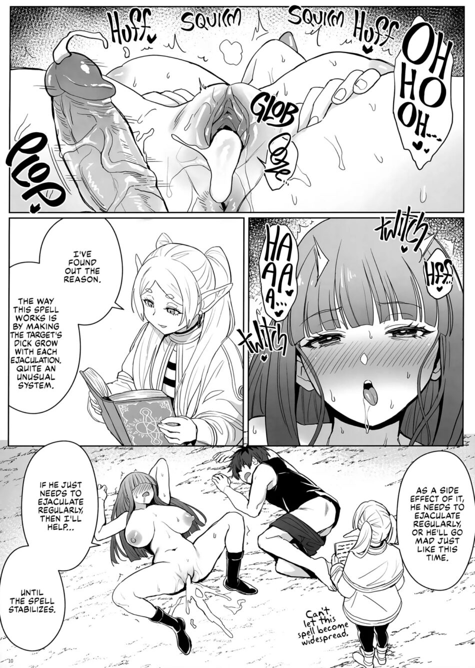 Frieren Chinchin ga Ookiku Naru Mahou Penis Enlargement Magic Rule 34 Porn Hentai Manga by Zhen Lu