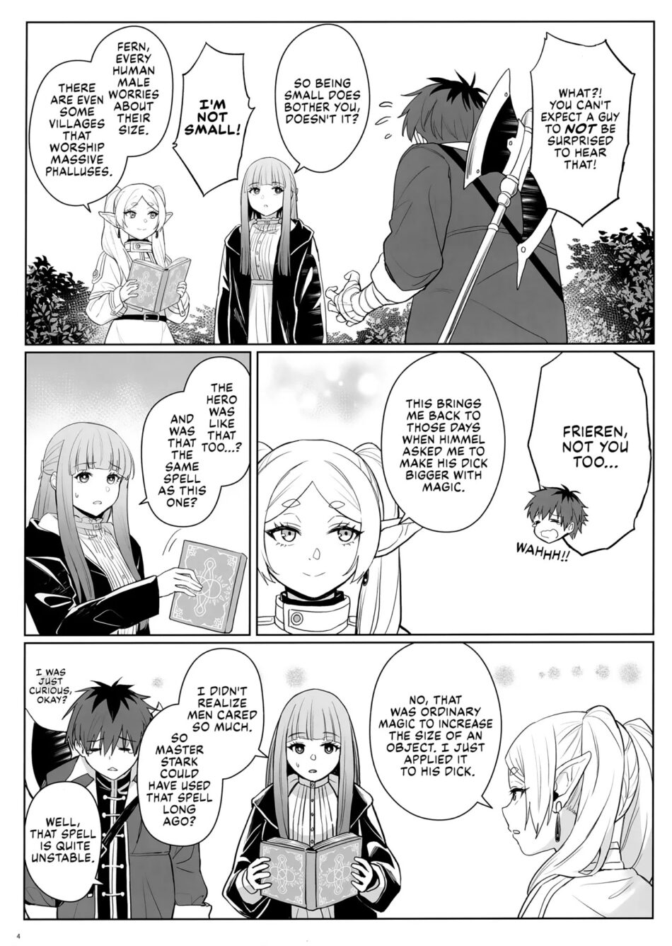 Frieren Chinchin ga Ookiku Naru Mahou Penis Enlargement Magic Rule 34 Porn Hentai Manga by Zhen Lu