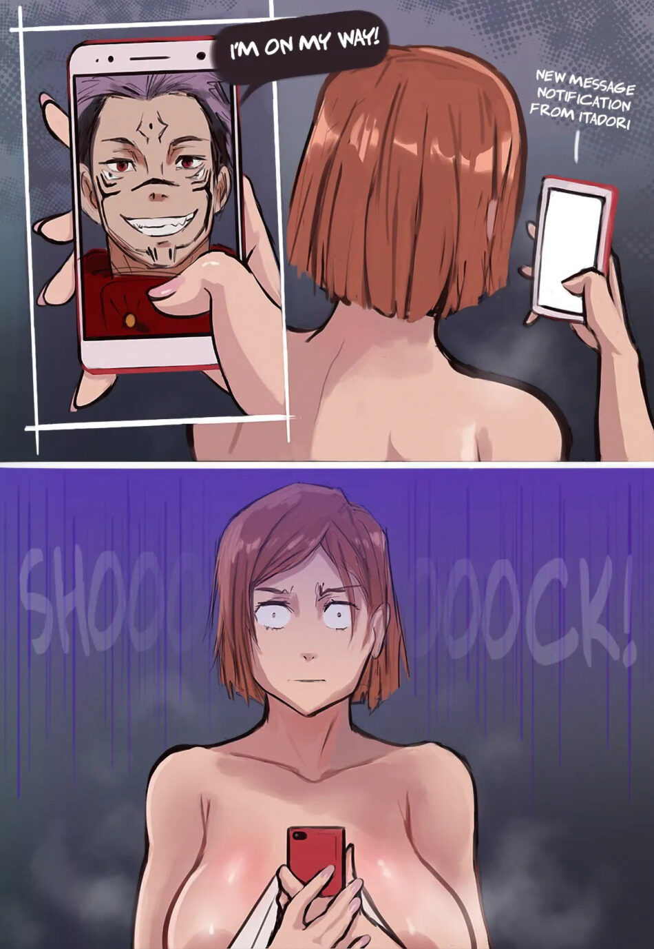 Jujutsu Kaisen Nobara x Maki x Utahime Rule 34 Porn Comic by Arachnart