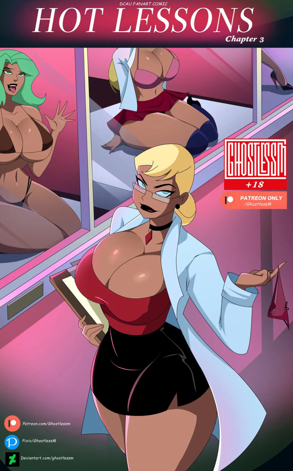 Justice League Hot Lessons Chapter 2 Hentai Rule 34 Porn Comic by Ghostlessm