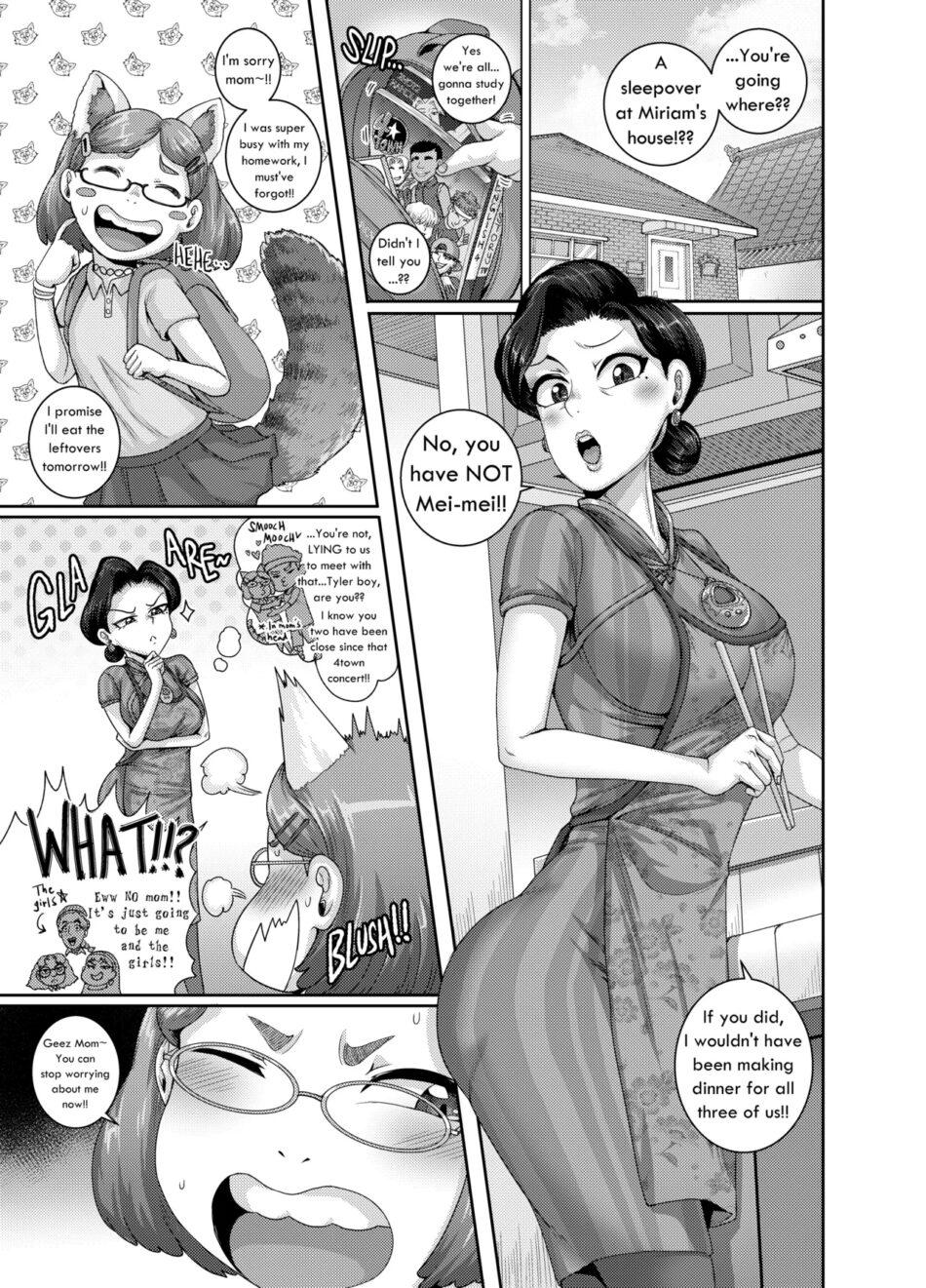 Turning Red Tsuma wa Tokidoki Ecchi Panda Mating with Red Rule 34 Porn Hentai Manga by Juna Juna Juice
