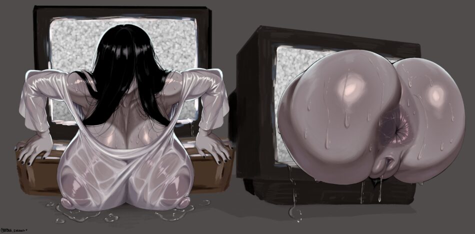Chrona Draws - Yamamura Sadako Big Ass The Ring Rule 34 Porn Hentai 1