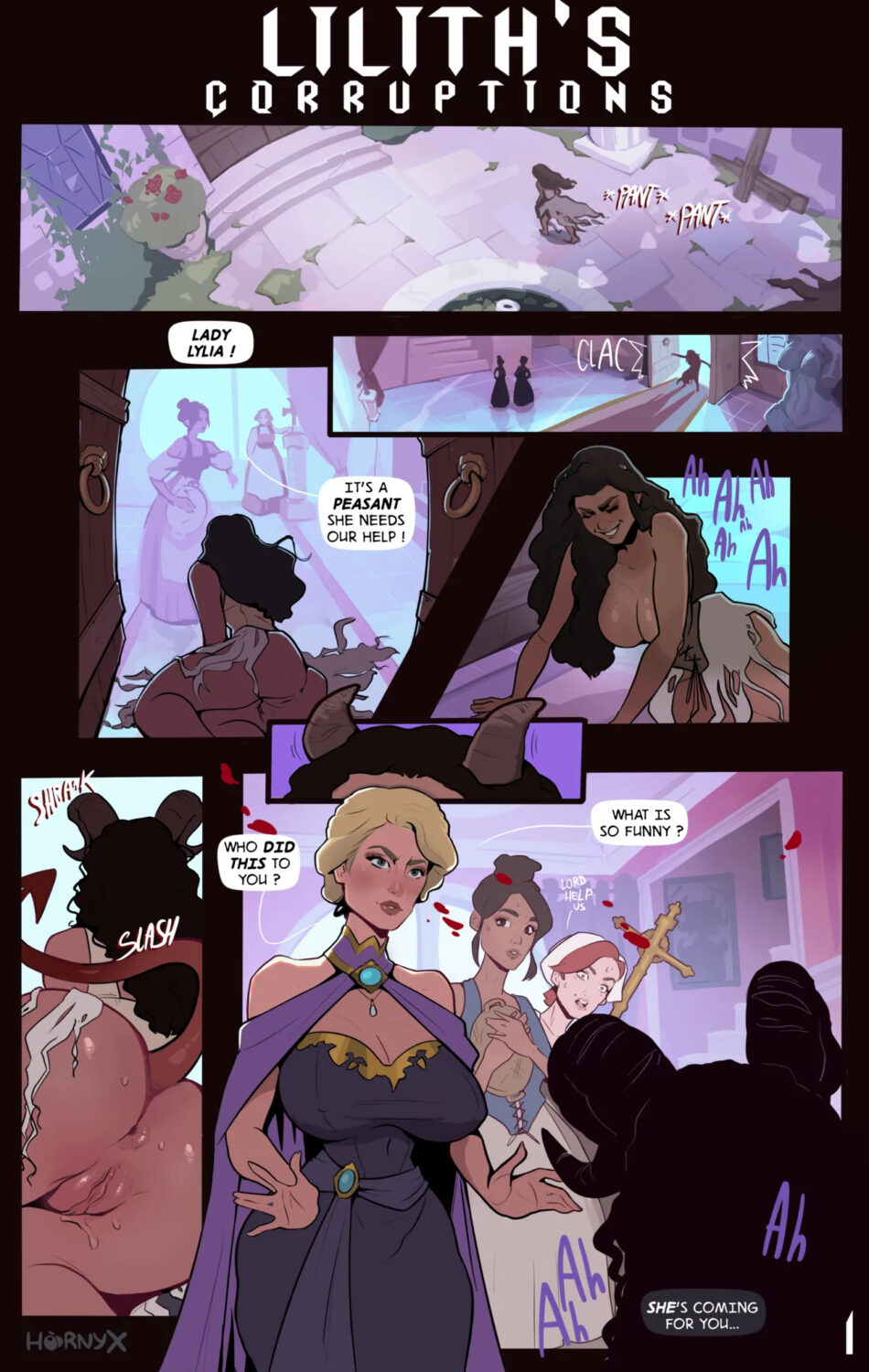 Diablo IV Lilith's Corruption Hentai Rule 34 Porn Comic by Hornyx (1)