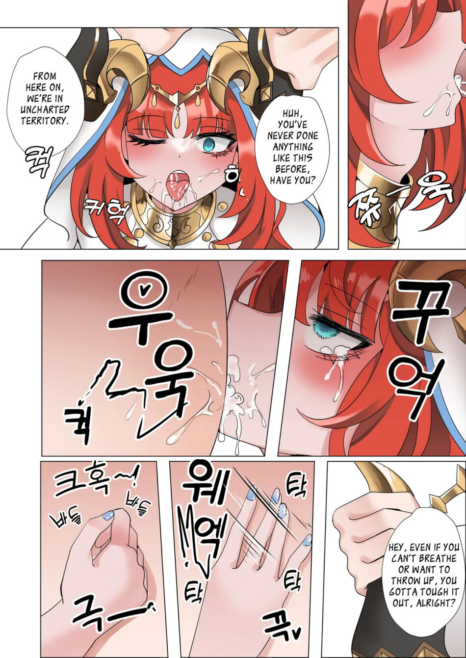 Genshin Impact Mita Decensored Colored Rule 34 Porn Manga by Bubo