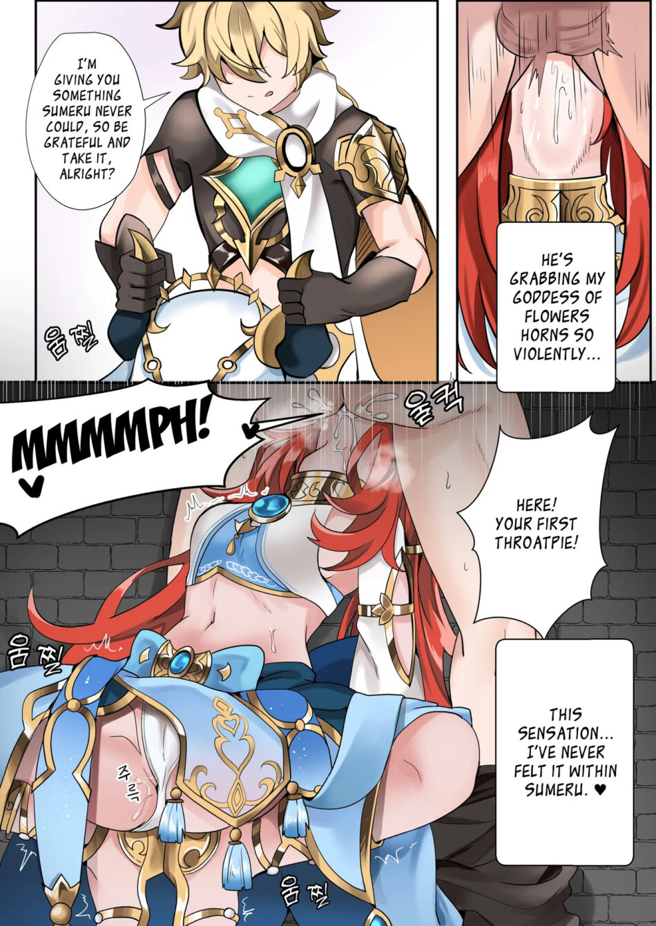 Genshin Impact Mita Decensored Colored Rule 34 Porn Manga by Bubo