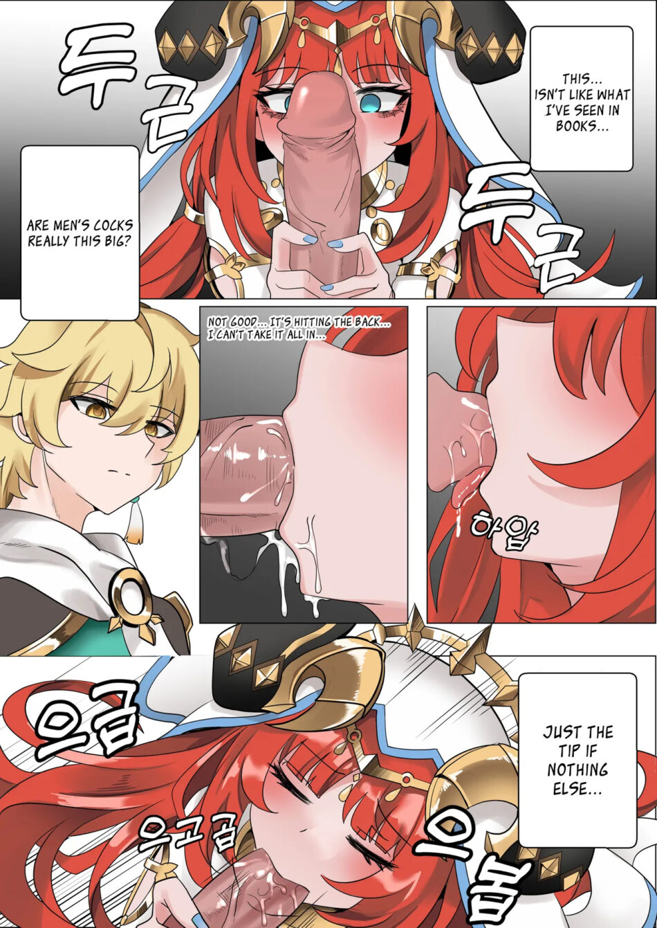 Genshin Impact Mita Decensored Colored Rule 34 Porn Manga by Bubo