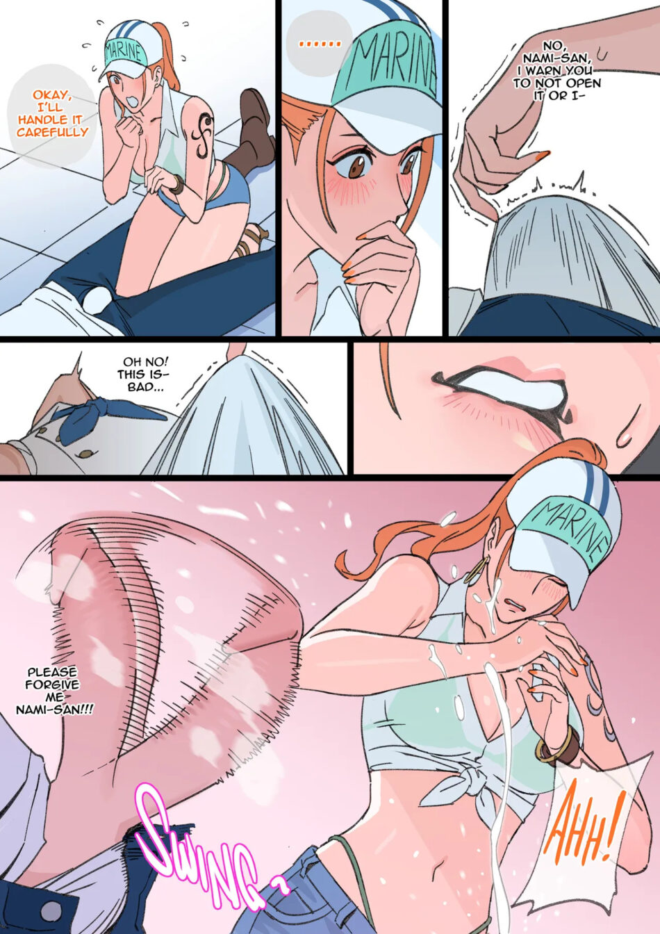 Janitor Nami One Piece Rule 34 Porn Comic by UUKKAA