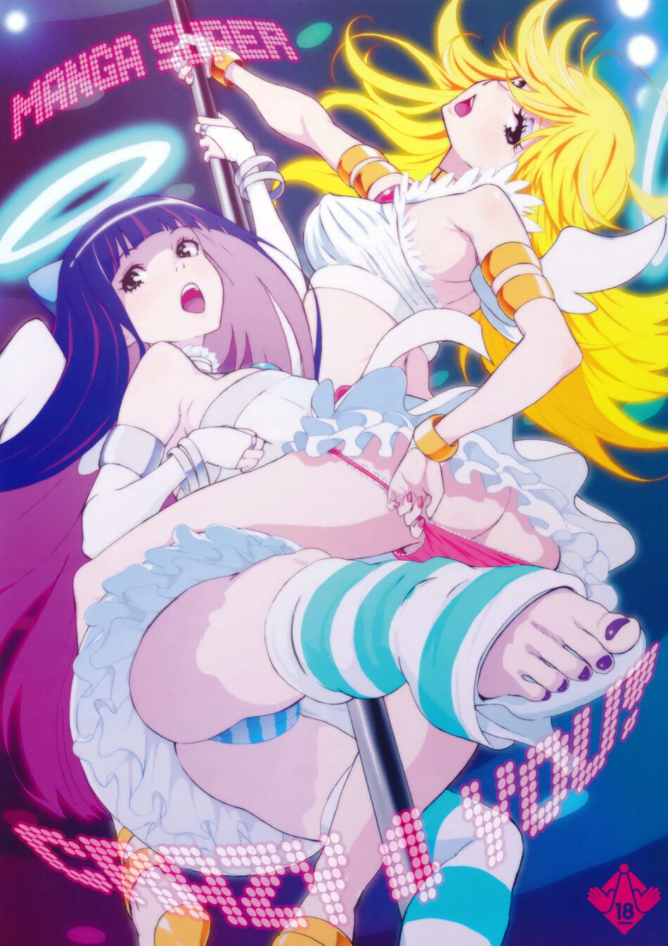 Panty & Stocking with Garterbelt CRAZY 4 YOU! Rule 34 Porn Hentai Comic by Nekoi Mie (1)
