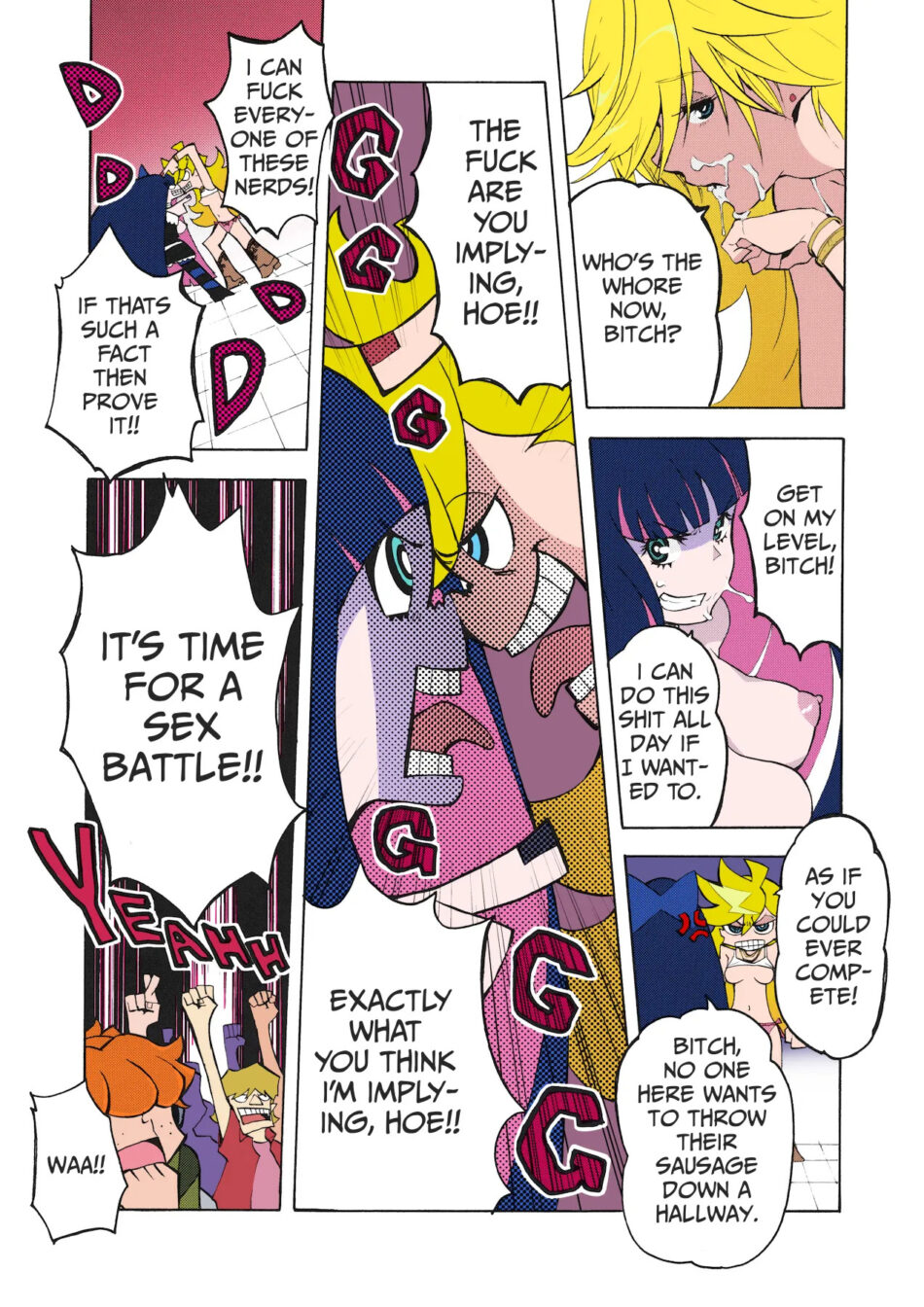 Panty & Stocking with Garterbelt CRAZY 4 YOU! Rule 34 Porn Hentai Comic by Nekoi Mie