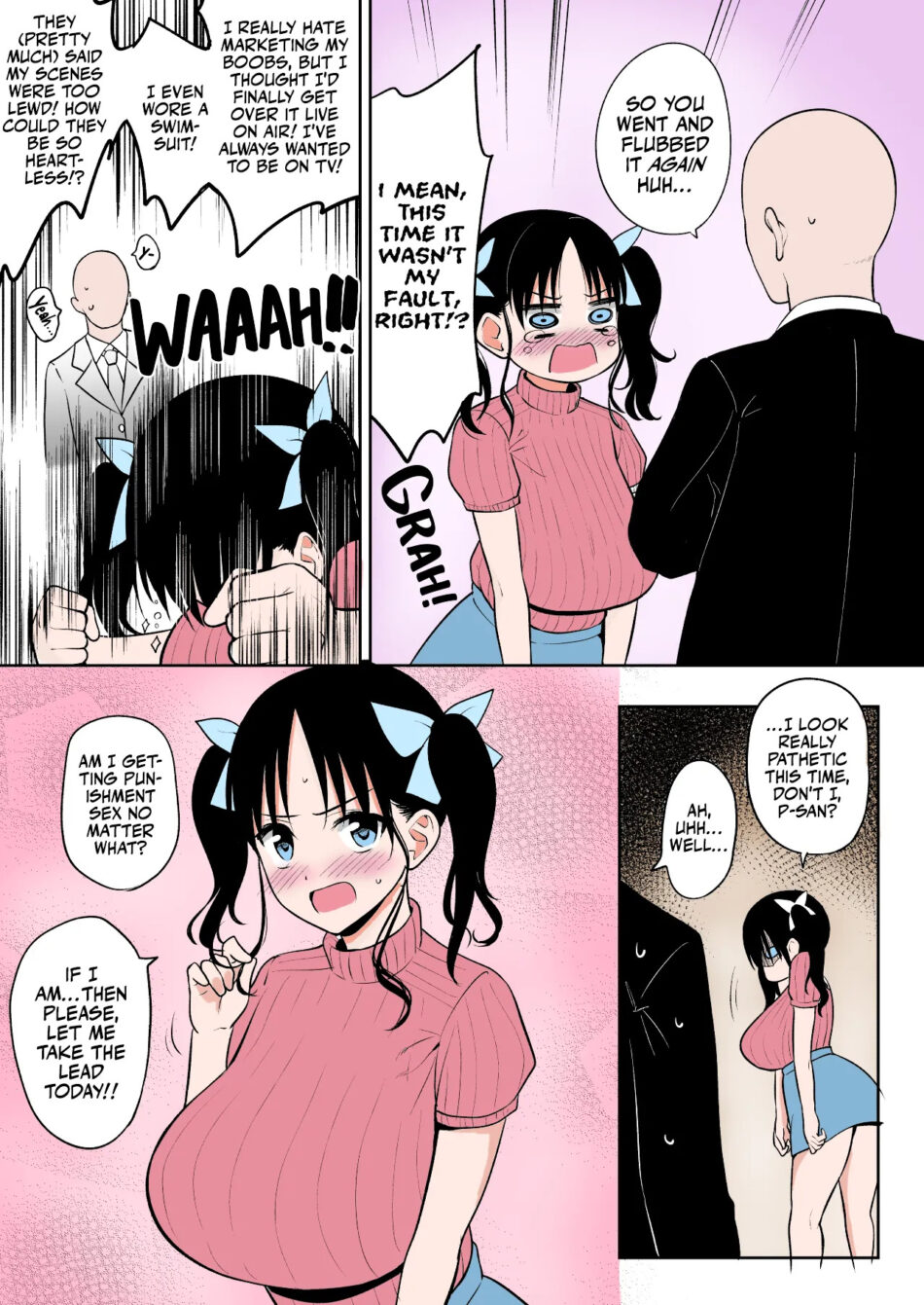A Hypersensitive, Saggy Breasted Underground Idol Hentai Manga by Yue