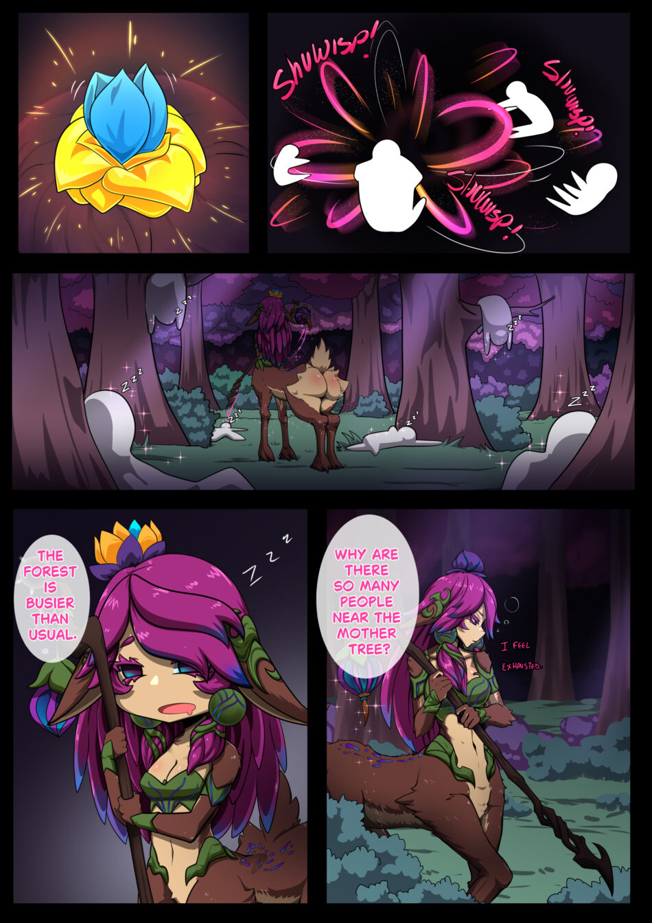 Lillia's Forest (League of Legends) Rule 34 Porn Comic by Forkat Bau (2)