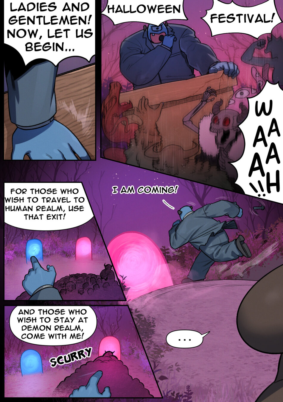 Happy Halloween Hentai Porn Comic by 6no1 (1)