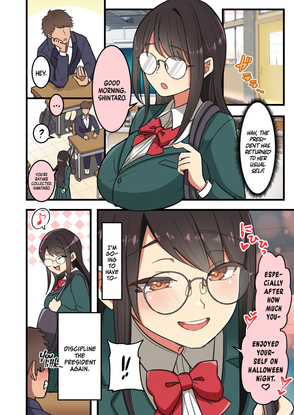 My Class President Got a Little Carried Away On Halloween, So I Had toTeach her a Lesson! Hentai Manga by Ellery (16)