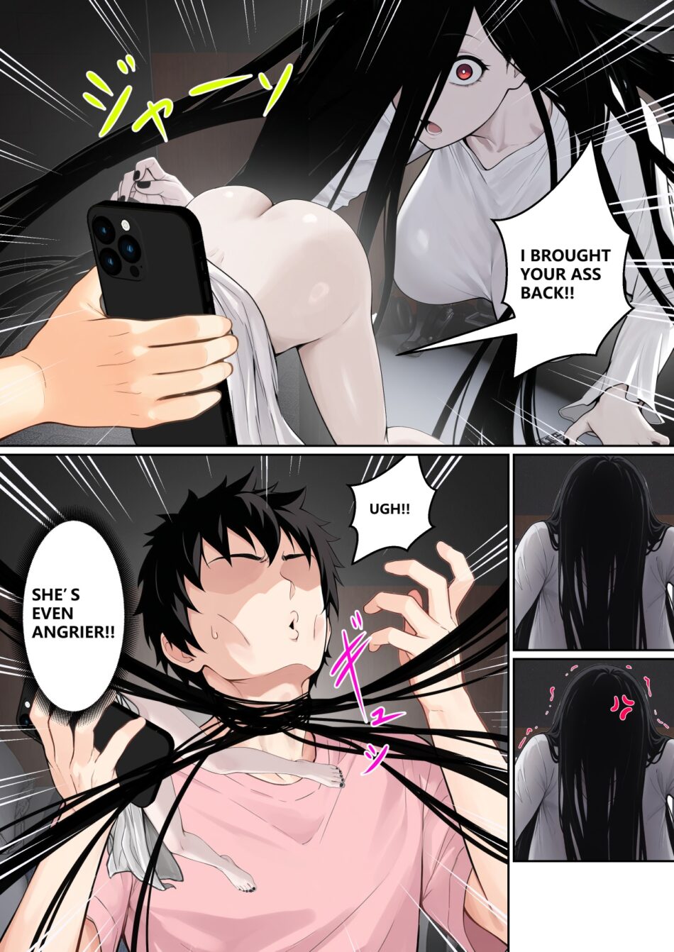 Regarding Sadako Getting Stuck On A Computer Screen The Ring Rule 34 Porn Manga by Pz-x