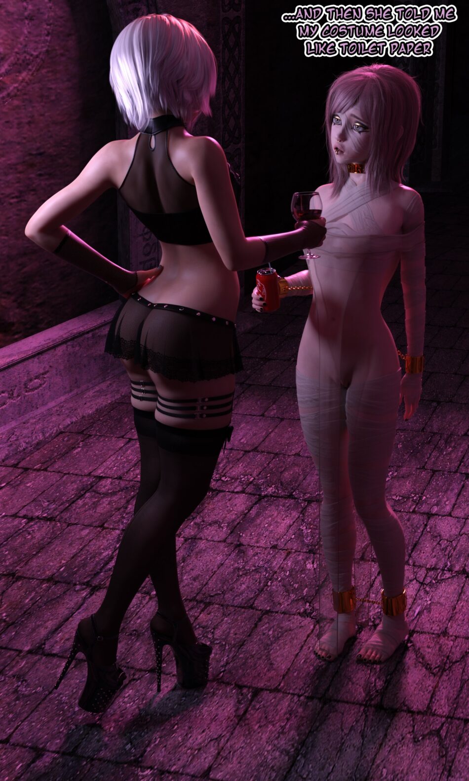 Serana's Halloween 2023 Rule 34 Hentai Porn Comic by Damzbox (3)
