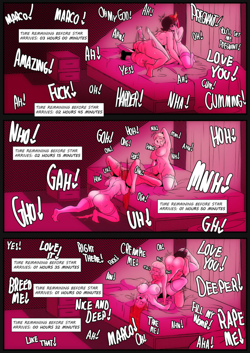 Star Vs The Forces Of Evil Cheat Weekend Love Birds Sunday with Bonus Rule 34 Porn Comic by Banjabu (24)