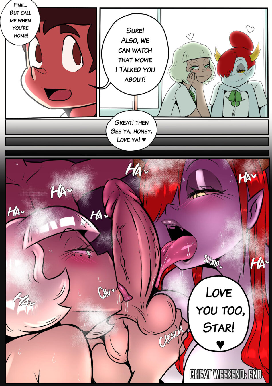 Star Vs The Forces Of Evil Cheat Weekend Love Birds Sunday with Bonus Rule 34 Porn Comic by Banjabu (28)