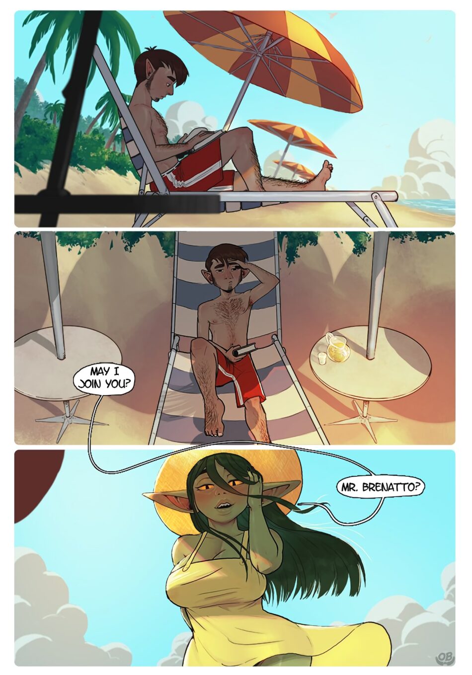 Beach Day in Xhorhas Goblin Porn Comic by Orcbarbies (2)