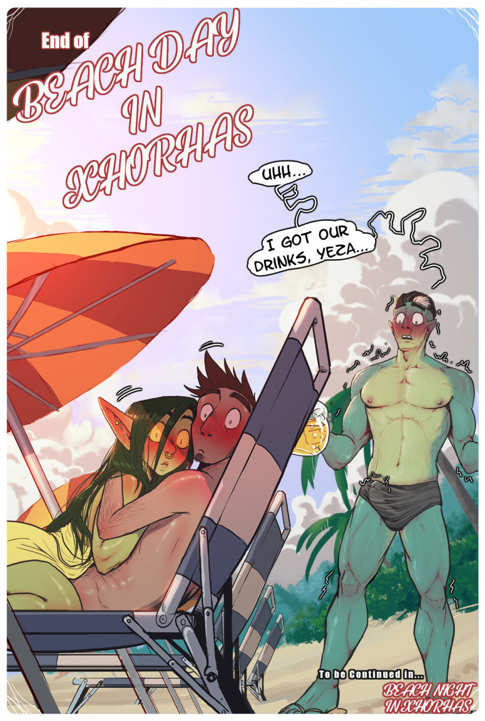 Beach Day in Xhorhas Goblin Porn Comic by Orcbarbies (31)