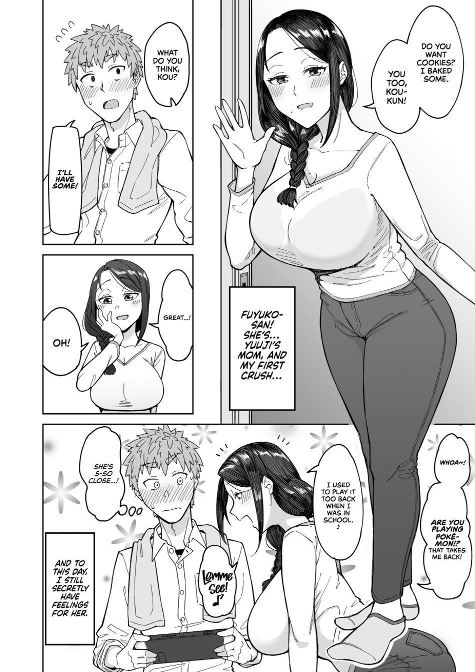 My First Love Is My Friends Mom Milf Hentai Manga by Akutenkou 04