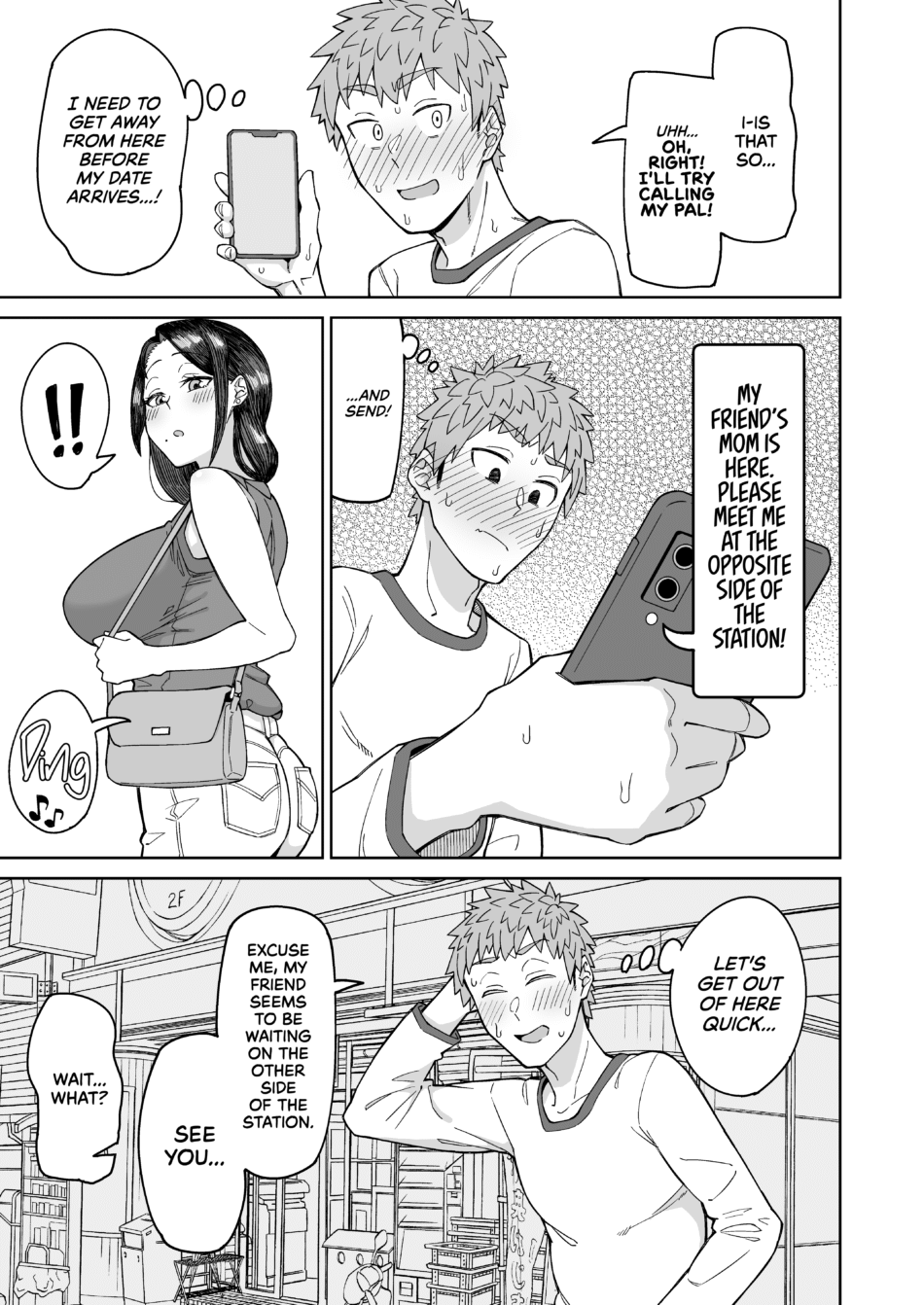 My First Love Is My Friends Mom Milf Hentai Manga by Akutenkou 07