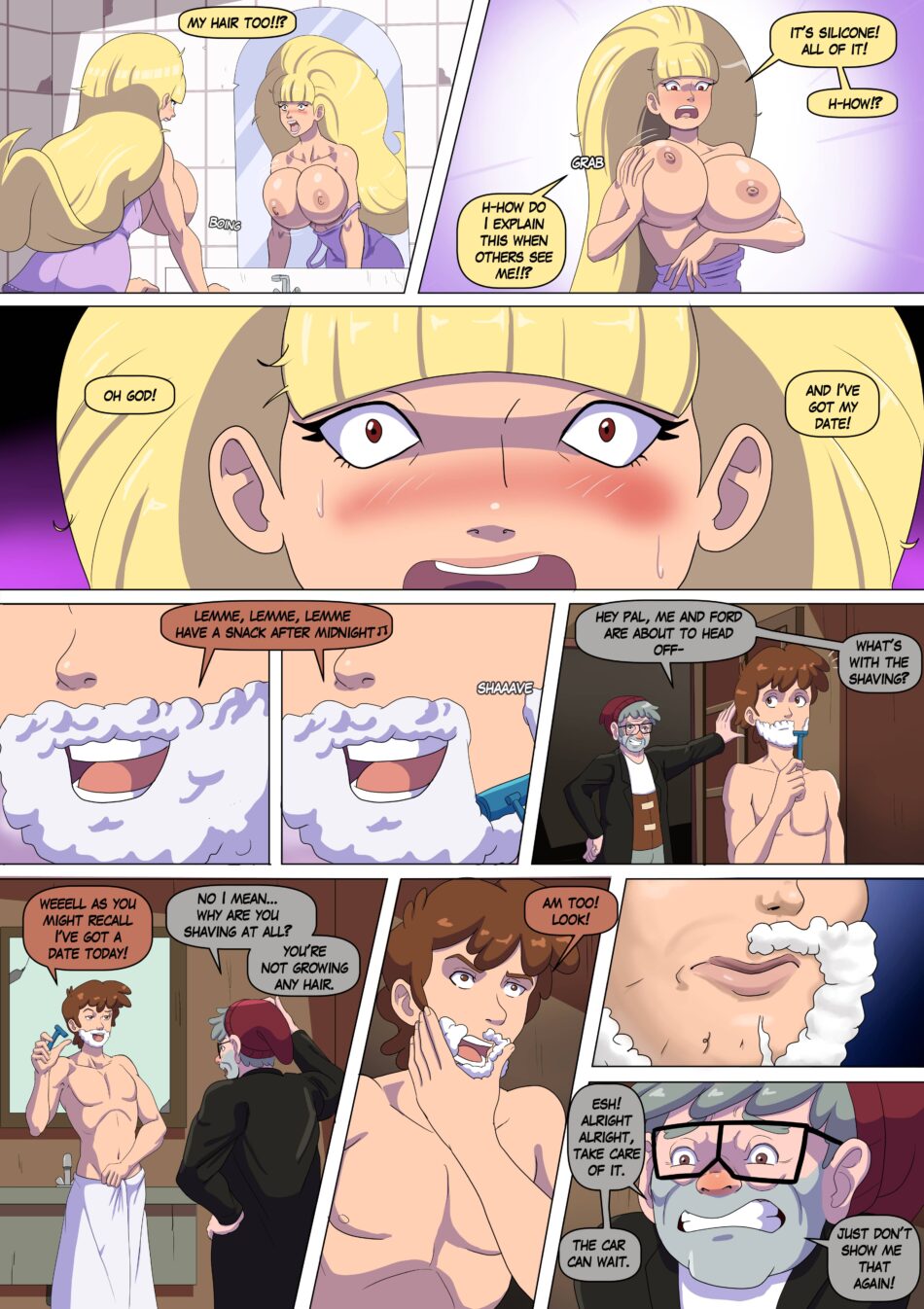 Gravity Falls Bimbo Falls Porn Comic by Annon (10)