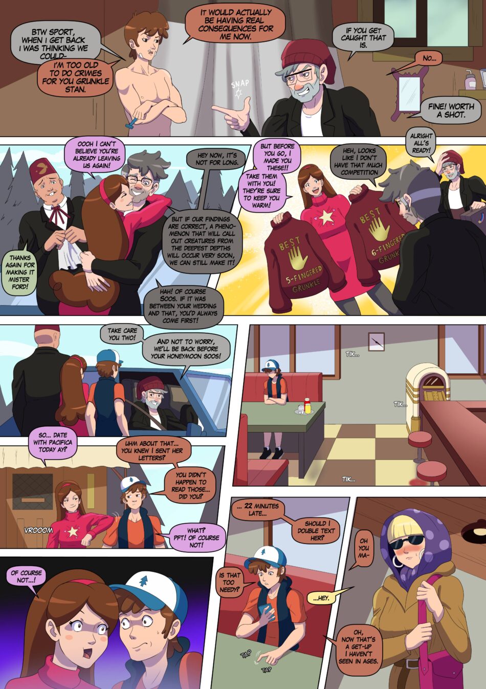 Gravity Falls Bimbo Falls Porn Comic by Annon (11)