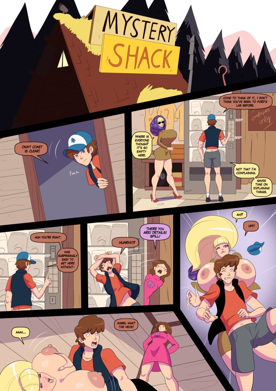 Gravity Falls Bimbo Falls Porn Comic by Annon (21)