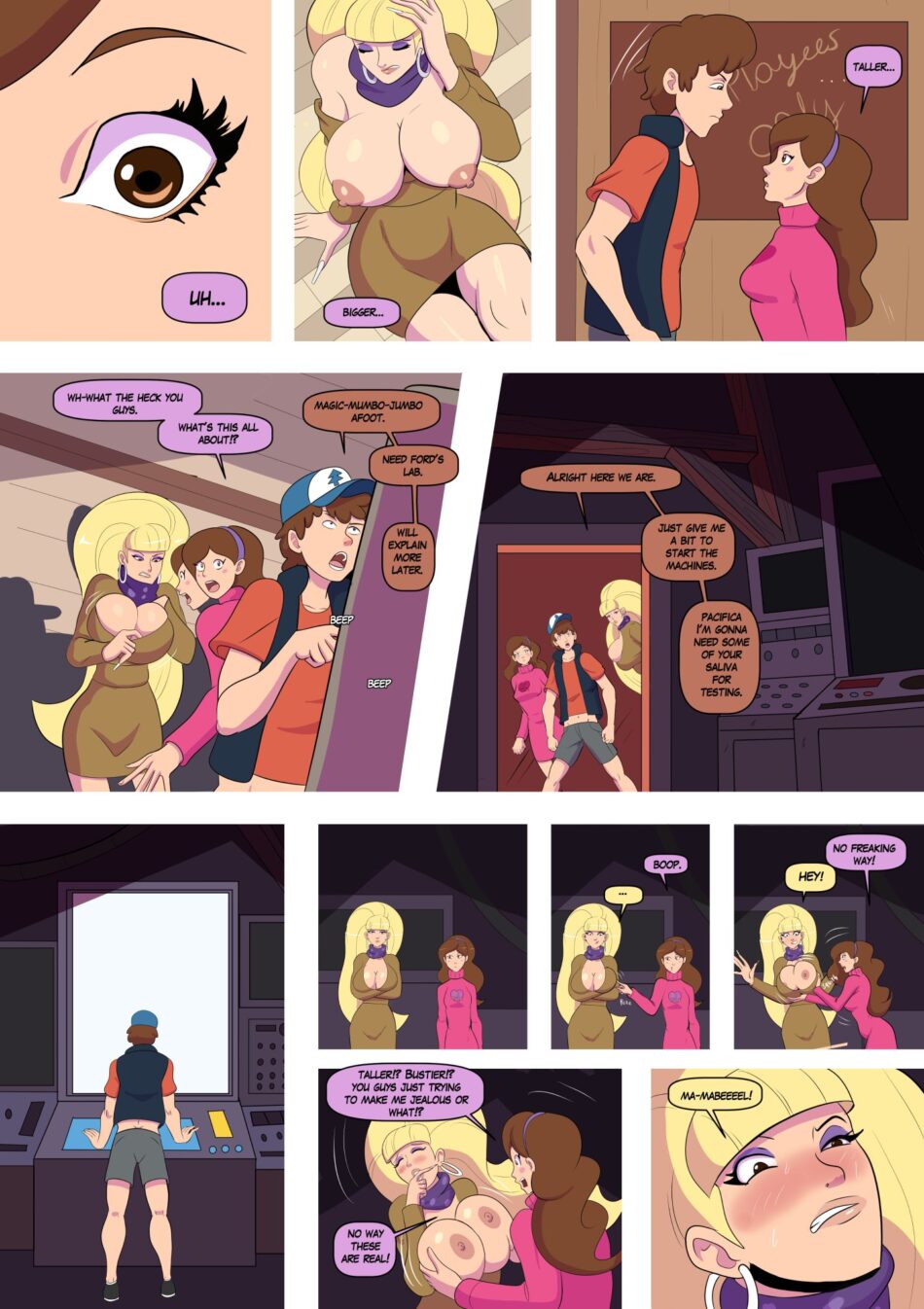Gravity Falls Bimbo Falls Porn Comic by Annon (22)