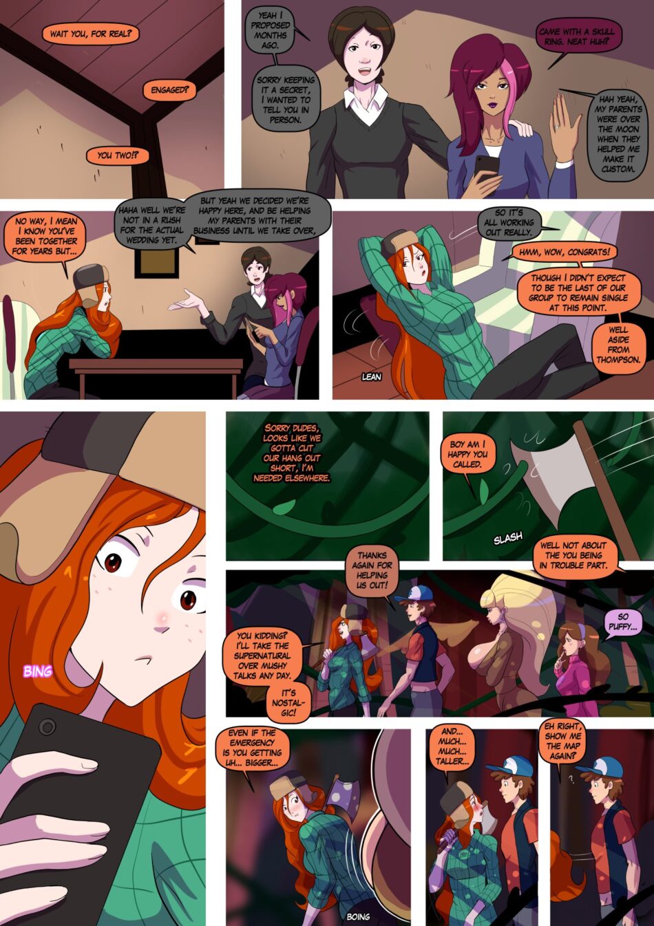 Gravity Falls Bimbo Falls Porn Comic by Annon (28)