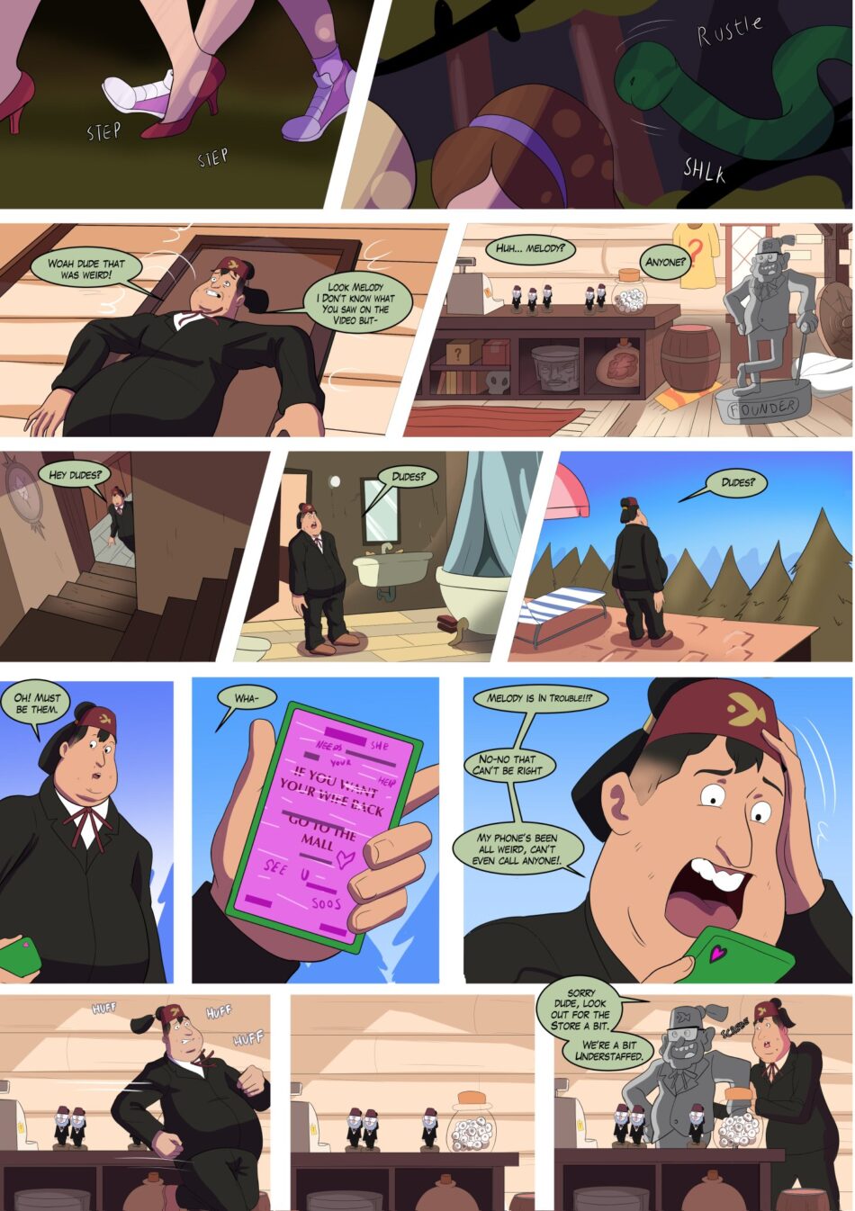 Gravity Falls Bimbo Falls Porn Comic by Annon (29)