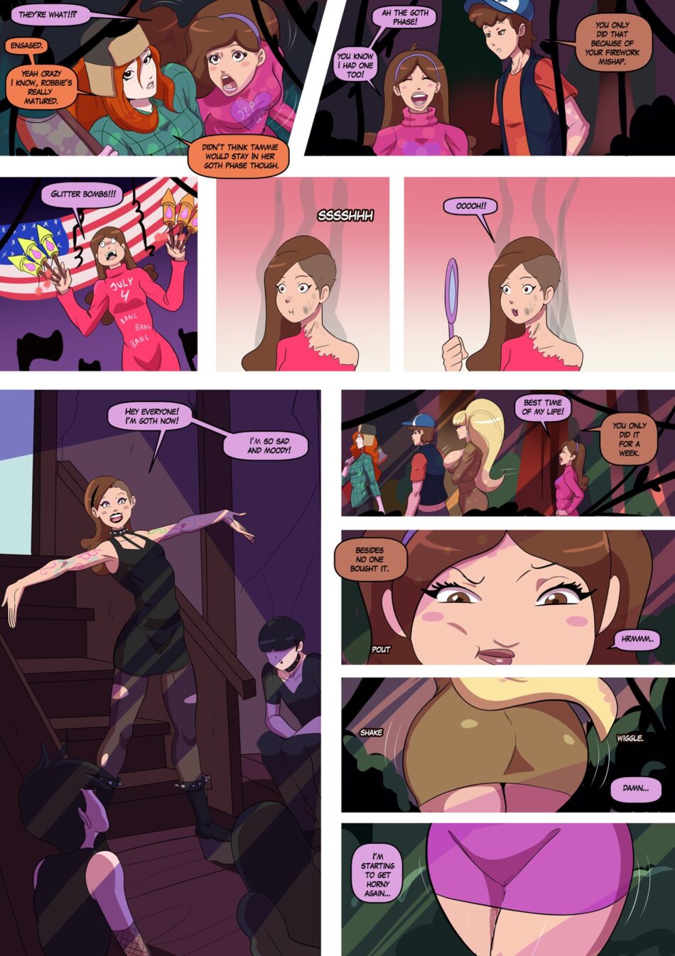 Gravity Falls Bimbo Falls Porn Comic by Annon (30)