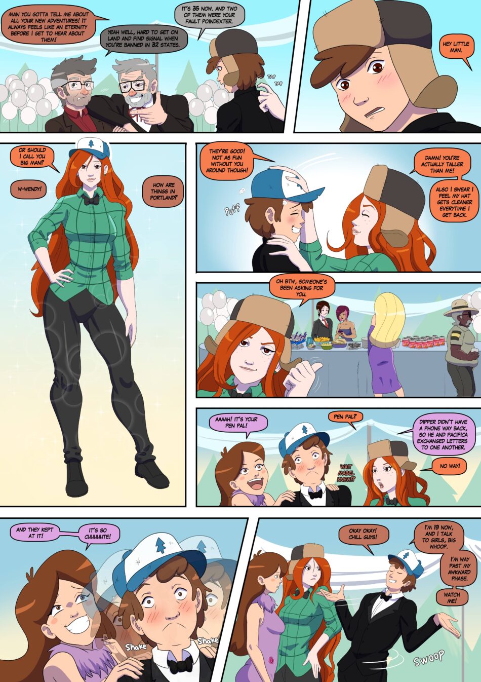 Gravity Falls Bimbo Falls Porn Comic by Annon (4)