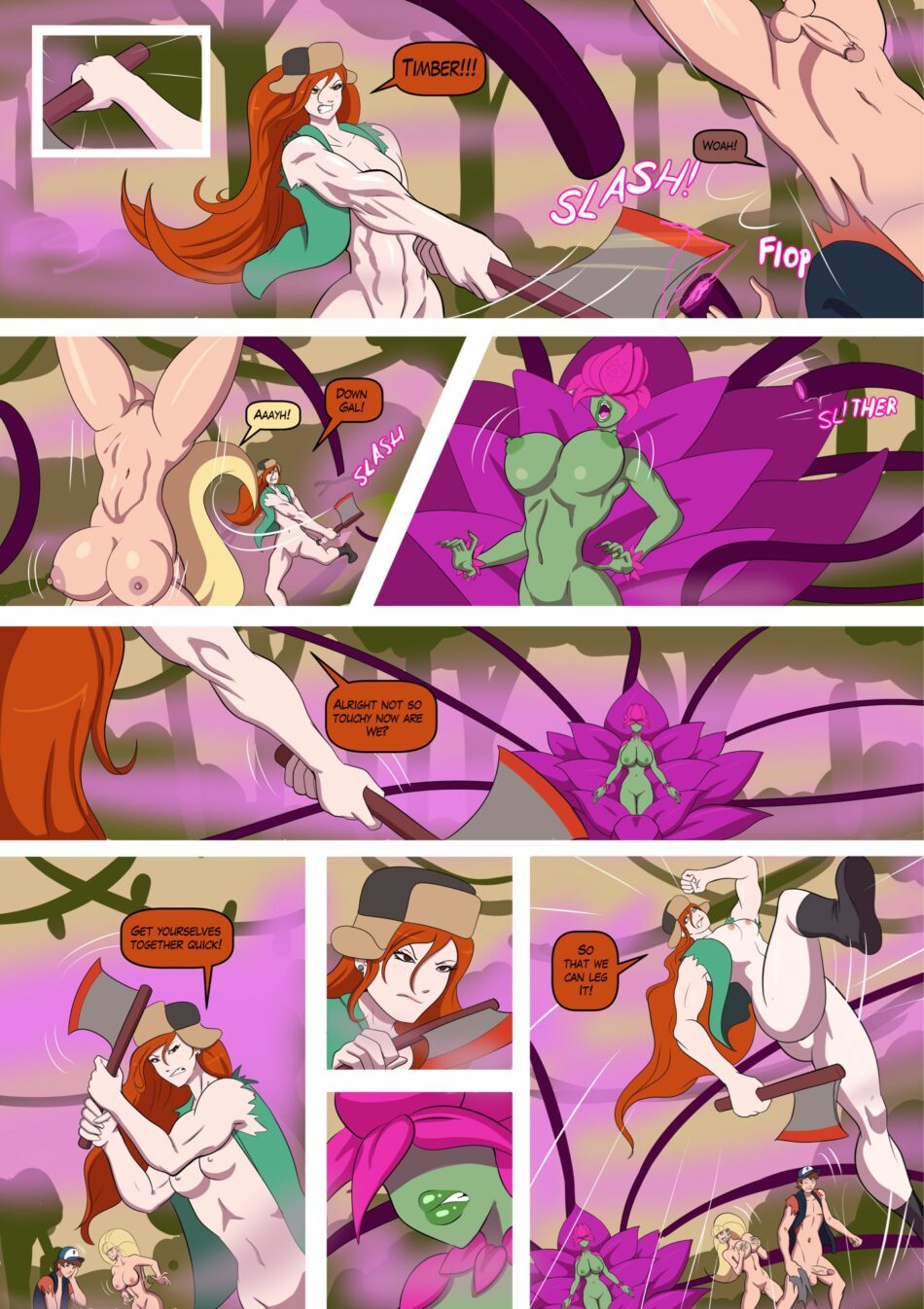 Gravity Falls Bimbo Falls Porn Comic by Annon (54)