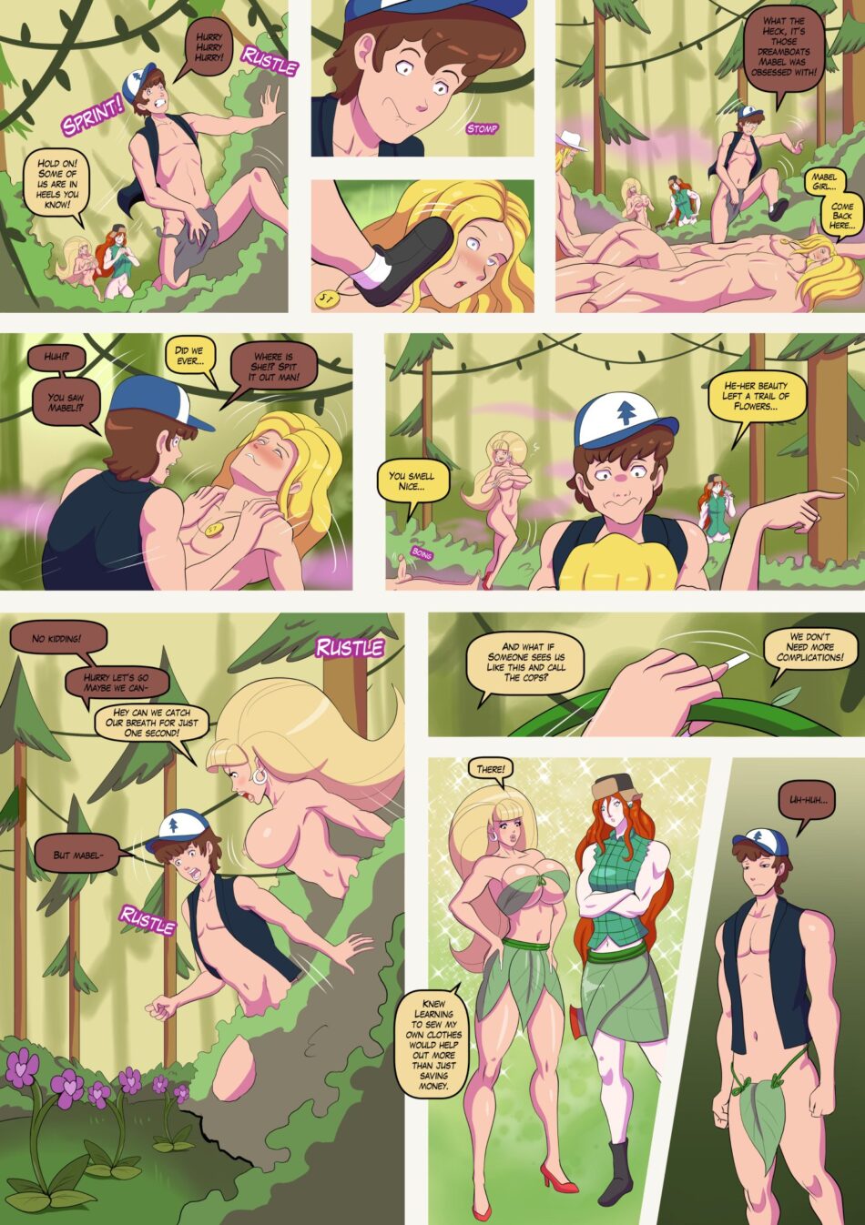 Gravity Falls Bimbo Falls Porn Comic by Annon (55)