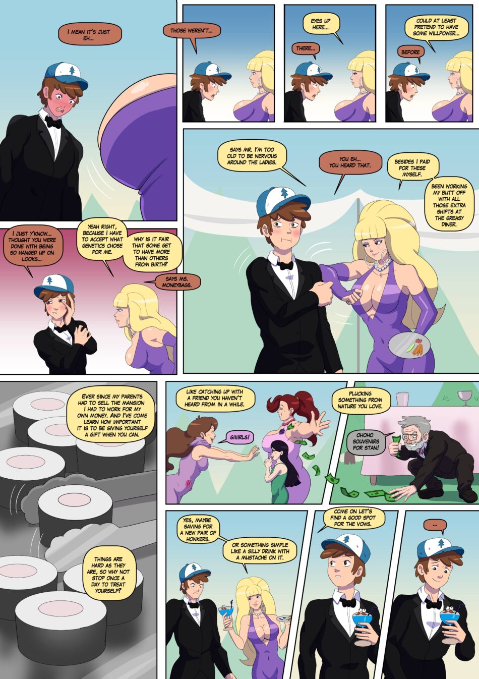 Gravity Falls Bimbo Falls Porn Comic by Annon (6)
