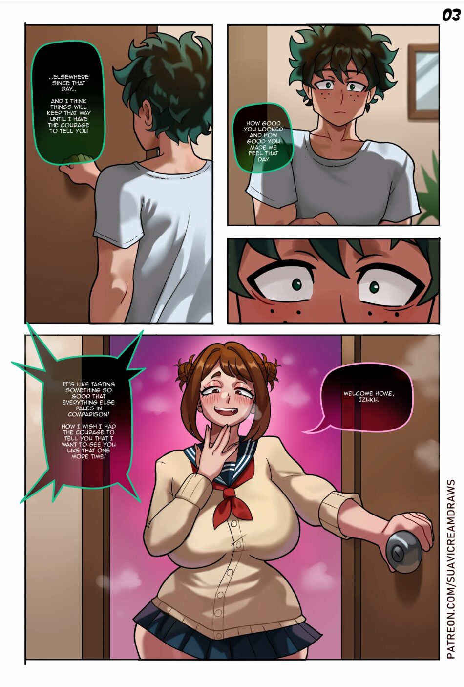 Togas Game My Hero Academia Rule 34 Porn Comic by Suavi-Cream (4)